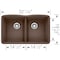 Blanco Diamond Equal Double Bowl, Cafe Brown 440182 - alternate 3