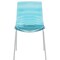 Leisuremod Astor Plastic Dining Chair with White Steel Base in Transparent Blue, 2PK ACW-20TBU2 - alternate 8