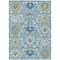 Homeroots 9' X 12' Sky Blue Ivory And Gold Damask Washable Indoor Outdoor Area Rug 599452 - alternate 5