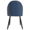 Leisuremod Paradiso Collection Modern Dining Seat in Blue with White Seat PC50BUW - alternate 4
