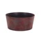 Homeroots 12in Red Recycled Plastic Indoor Outdoor Round Pot Planter 488306 - alternate 1