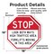 Signmission Stop Look Both Ways High Traffic Ar, 18 inch X 18 inch, Plastic Sign, 2PK OC-P-2PACK-18-260 - alternate 7