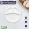 5Seconds Brand Biodegradable Sugarcane Baggase 3 Compartment Plate for Hot & Cold Food, 10in, 500PK 410114 - alternate 6