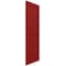 Ekena Millwork True Fit PVC Two Equal Flat Panel Shutters, Fire Red, 18W x 42H, PR TFP101FPF18X042BR - alternate 5
