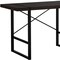 Homeroots 49" Dark Brown and Black Computer Desk 355719 - alternate 4