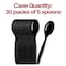 Smarty Had A Party Black Disposable Plastic Serving Spoons 150 Spoons, 150PK 2650-B-CASE - alternate 6