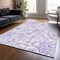 Homeroots 3' X 5' Lavender Ivory And Purple Paisley Washable Indoor Outdoor Area Rug 588648 - alternate 8