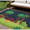 Homeroots 7' X 9' Navy Blue Indoor Outdoor Area Rug 573707 - alternate 8