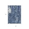 Homeroots 5' X 8' Denim Blue And Ivory Abstract Washable Indoor Outdoor Area Rug 612930 - alternate 7