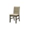 Monarch Specialties Dining Chair 37"H, Set of 2, Upholstered, Brown Fabric, Grey Solid Wood, Transitional I 1378 - alternate 1