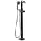 Delta Cassidy Single Handle Floor Mount Tub Filler Trim with Hand Shower - Less Handle T4797-RBFL-LHP - alternate 1