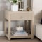 Bali & Pari Nata Bohemian Woven Natural Grasscloth 1-Drawer Nightstand 254-14032-ZORO - alternate 6