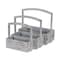 Homeroots Set of Three Gray Solid Wood Cube or Bin, 3PK 487667 - alternate 7