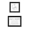 Homeroots Set Of Two "Bathroom Rules" Black Framed Textual Art Wall Art, 2PK 568421 - alternate 3