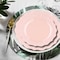 Smarty Had A Party Pearl Pink Round Lotus Plastic Dinnerware Value Set, 240PK 8850-PNKVP-CASE - alternate 1
