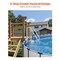 Vevor 4-Step Grey Pool Ladder of Double Handrails Supports 400 lb for 48-54 In Pool U12 gray - alternate 6