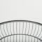 Homeroots Set of Two Clear and Black Tempered Glass and Metal Wire Round Drum End Tables, 2PK 605375 - alternate 7