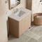James Martin Vanities Gracyn 36" Single Vanity, Coastal Driftwood, w/ 3 CM Siberian Silestone Widespread Top D125-V36-CSD-WSFR - alternate 5