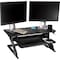 3M Precision Standing Desk, 22.2 in D X 20 in H, 35.4 in W X Black MMMSD60B - alternate 8