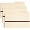 Smead TUFF Pocket 25 Tab Cut Legal Recycled File Pocket, Manila SMD76487 - alternate 1