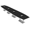 Skutchi Designs Boat Conference Table With Power Unit, 48 in W, 240 in L, Black HAR-BOT-48x240-DOU-U999ST19-ESIL - alternate 1