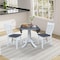 Whitewood Industries Extension Dining Tables, 45 in L, 38 in H, Parawood, 3 Piece Set K05-42DPT-C61-2 - alternate 4