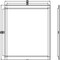 Siemens cover frame for door cutout 221.1 x 253.6 mm WxH circuit breaker 3-pole 3VA9877-0SB60 - alternate 2