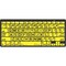Logickeyboards XLPRINT BLUETOOTH BLK ON YLW U LKBU-LPBY-BTON-US - alternate 1