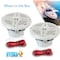 Pyle Pyle 6.5 Inch Marine Speakers - Coaxial 2-Way Waterproof Component Speaker with Wireless RF Streaming PLMRF65SW - alternate 7