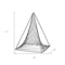 Homeroots Contemporary Gray Metal Triangular Decor Piece 392489 - alternate 8