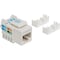 Intellinet Network Solutions CAT6 KEYSTONE JACK  UTP, WHITE, PUNCH-DOWN 210591 - alternate 2