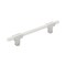 Amerock Urbanite 5-1/16 in 128 mm Center-to-Center Polished Chrome/White Cabinet Pull BP77812826WHT - alternate 1