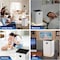 Edendirect 1190 sq. ft. HEPA 13-Personal Console Air Purifier in Whites, Activated Carbon, 99.97% Cleaner ZR-JF260 - alternate 8
