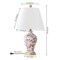 Jonathan Y Grace 24" French Country Cottage Ceramic/Iron Floral Urn LED Table Lamp, White/Red JYL3009C - alternate 4