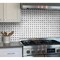 Apollo Tile 12x12 Bianco Carrara, Eastern Black Marble Polished Floor and Wall Mosaic Tile 5 sqft/case, 5PK APLKB88B04A - alternate 6