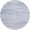 Homeroots 8' Sky Blue Round Striped Washable Indoor Outdoor Area Rug 608126 - alternate 8