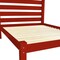 Homeroots Red Solid Wood Queen Bed Frame 546896 - alternate 5