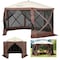Vevor Pop-up Camping Gazebo Camping Canopy Shelter 6 Sided 10' x 10' Sun Shade VV-CGT-1010 - alternate 1