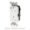Leviton Straight Blade Receptacle, 5-20R, 20 A, 125V AC, Flush Mount, Self-Grounded MT163-ILT - alternate 4