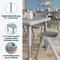 Flash Furniture Commercial Plastic Adjustable Height Classroom Activity Table-Soft Gray, 48x24 YU-YCX-001-2-RECT-TBL-SFTGY-GG - alternate 10