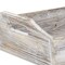 Homeroots White Rustic Finish Wood Serving Tray With Handles 379870 - alternate 7