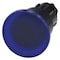 Siemens Illuminated mushroom pushbutton, 22 mm, round, plastic, blue 3SU1001-1BA50-0AA0-ZY11 - alternate 1