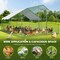 Wrightmaster 13.1 ft. x 9.8 ft. x 6.5 ft. Metal Chicken Coop w/ Waterproof and Anti-Ultraviolet Cover ZR-5505P437823 - alternate 6
