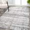 Jonathan Y Tidal Modern Strie' Ivory/Black 4 ft. x 6 ft. Area Rug SOR202C-4 - alternate 5