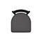 Holland Bar Stool Co 400 Jackie 18" Chair with Black Wrinkle Finish and Canter Storm Seat 40018BW004 - alternate 2