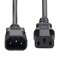 Startech.Com 1ft Power Extension Cord, IEC 60320 C14 to C13 PDU Power Cord, 10A 250V 8713-8100-POWER-CORD - alternate 3