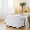 Happimess Jacob 31.5in Hand-Woven Wicker Storage Trunk, Distressed White HPM9003E - alternate 1