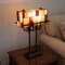 Lavish Home Stained Glass Tiffany Table Lamp, Bronze, 16.25 inx6.75 inx24 in 72-TIFF-12 - alternate 4