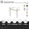 Kingston Brass Stainless Steel Console Sink Legs, Brushed Brass VPB34287 - alternate 2