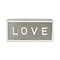 Homeroots 4" Gray And White Galvanized Metal Love Hand Painted Tabletop Sign 635389 - alternate 5